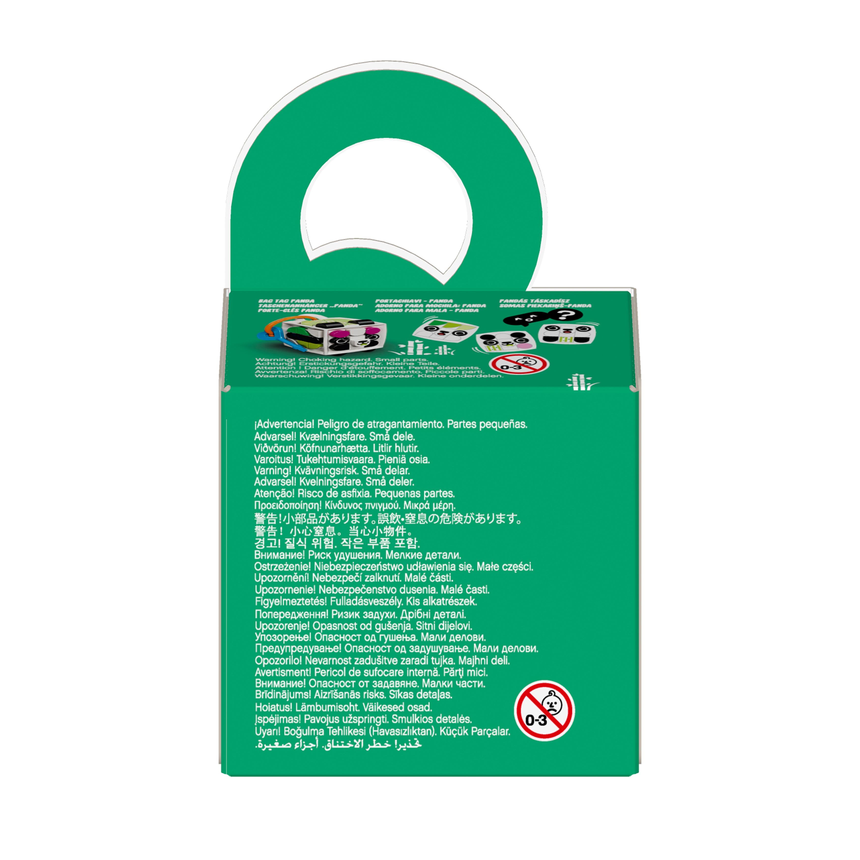 LEGO® DOTS Bag Tag Panda Accessories Craft Set 41930 Default Title