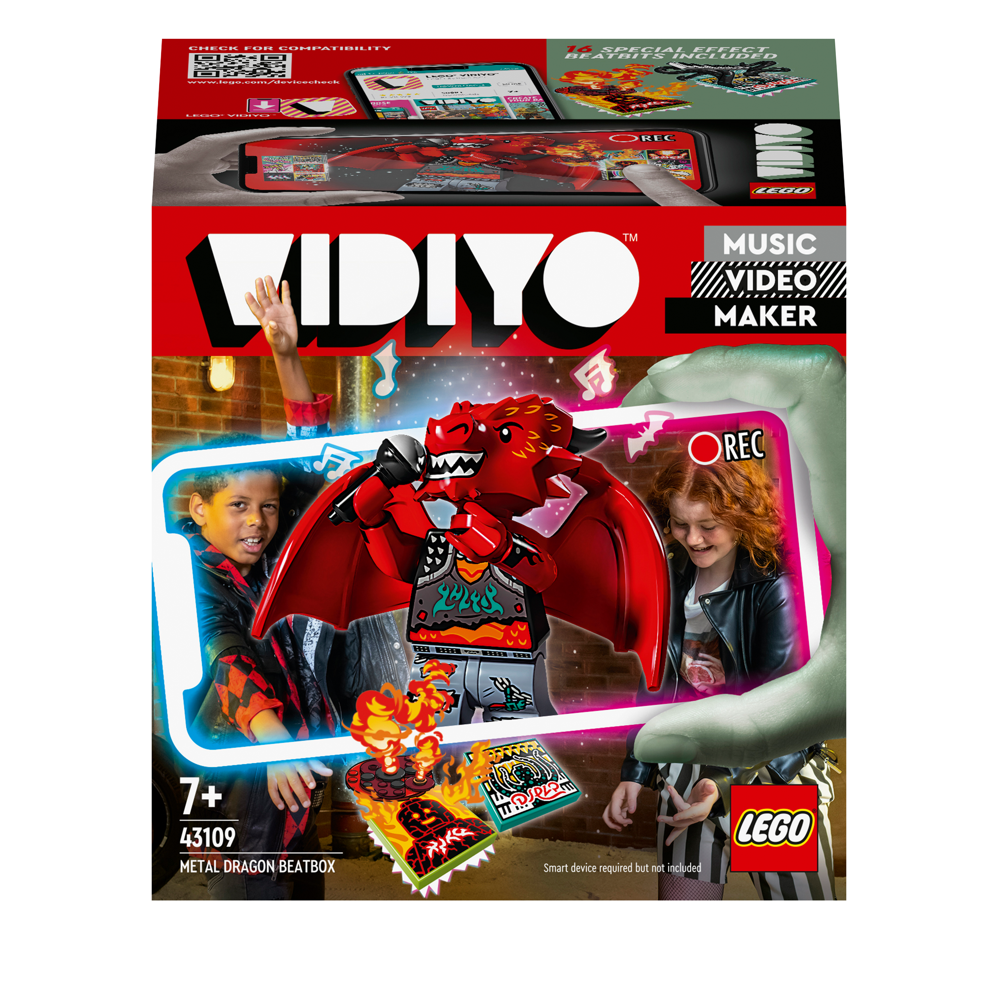 LEGO® VIDIYO Metal Dragon BeatBox AR Music Set 43109 Default Title