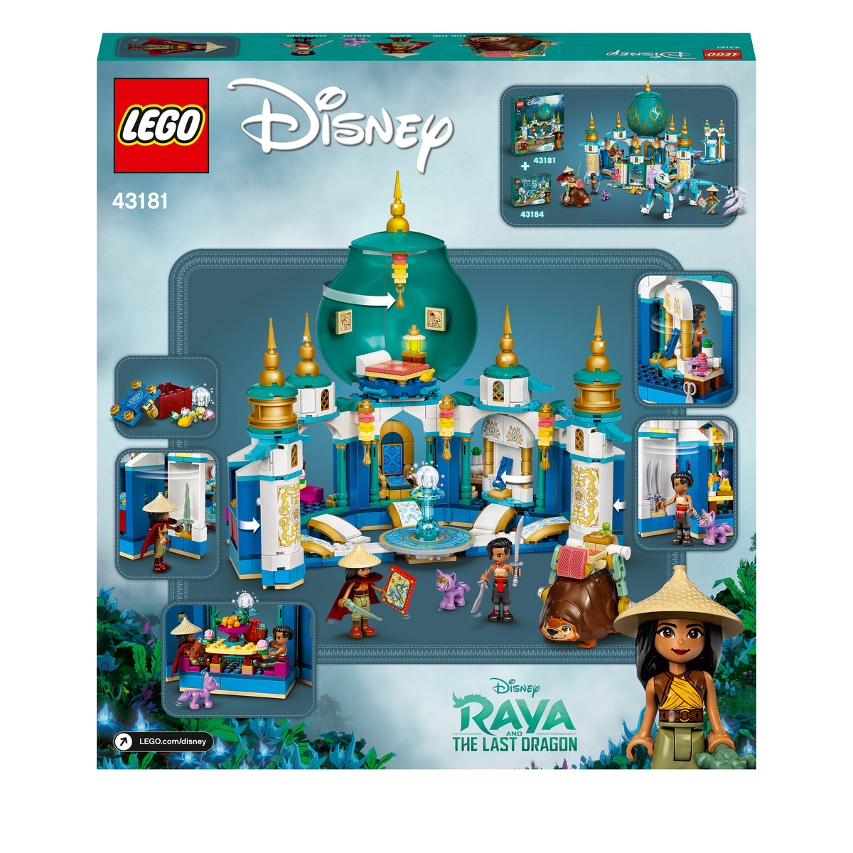 LEGO® Disney Raya and the Heart Palace Playset 43181 Default Title