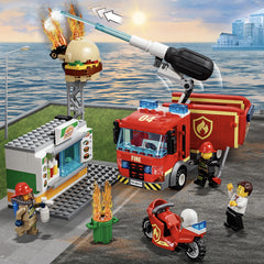 LEGO® City Burger Bar Fire Rescue Engine Toy 60214 Default Title