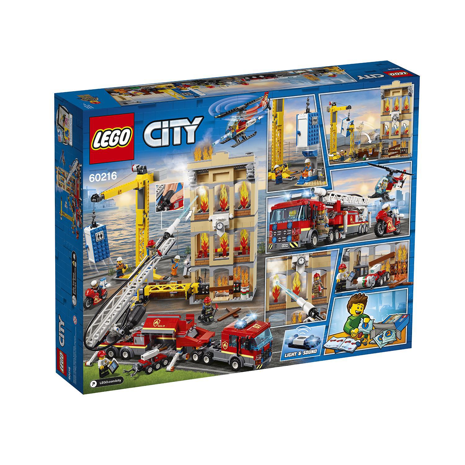 LEGO® City Downtown Fire Brigade Building Set 60216 Default Title