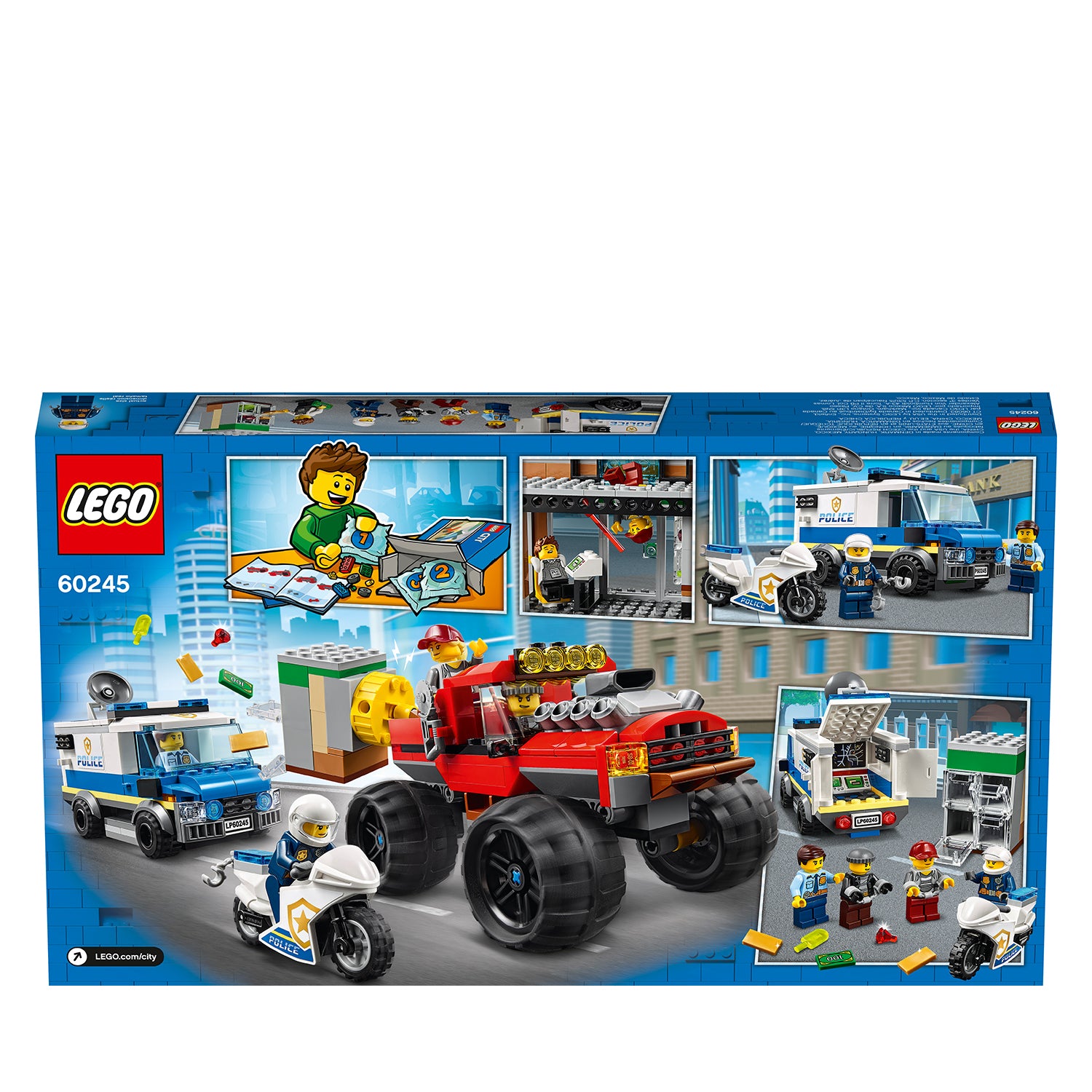 LEGO® City Police Monster Truck Heist Toy  60245 Default Title