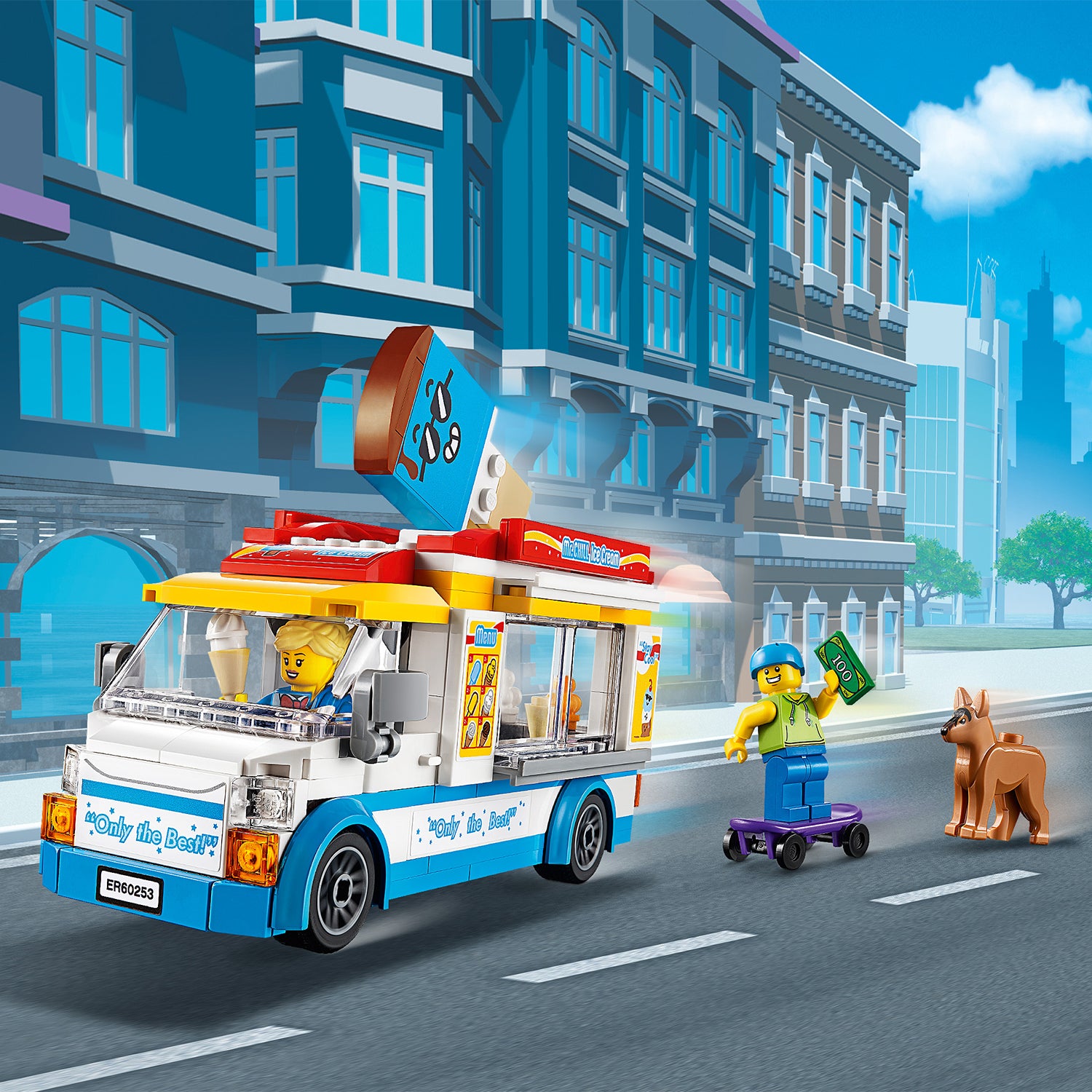 LEGO® City Great Vehicles Ice Cream Truck Toy 60253 Default Title