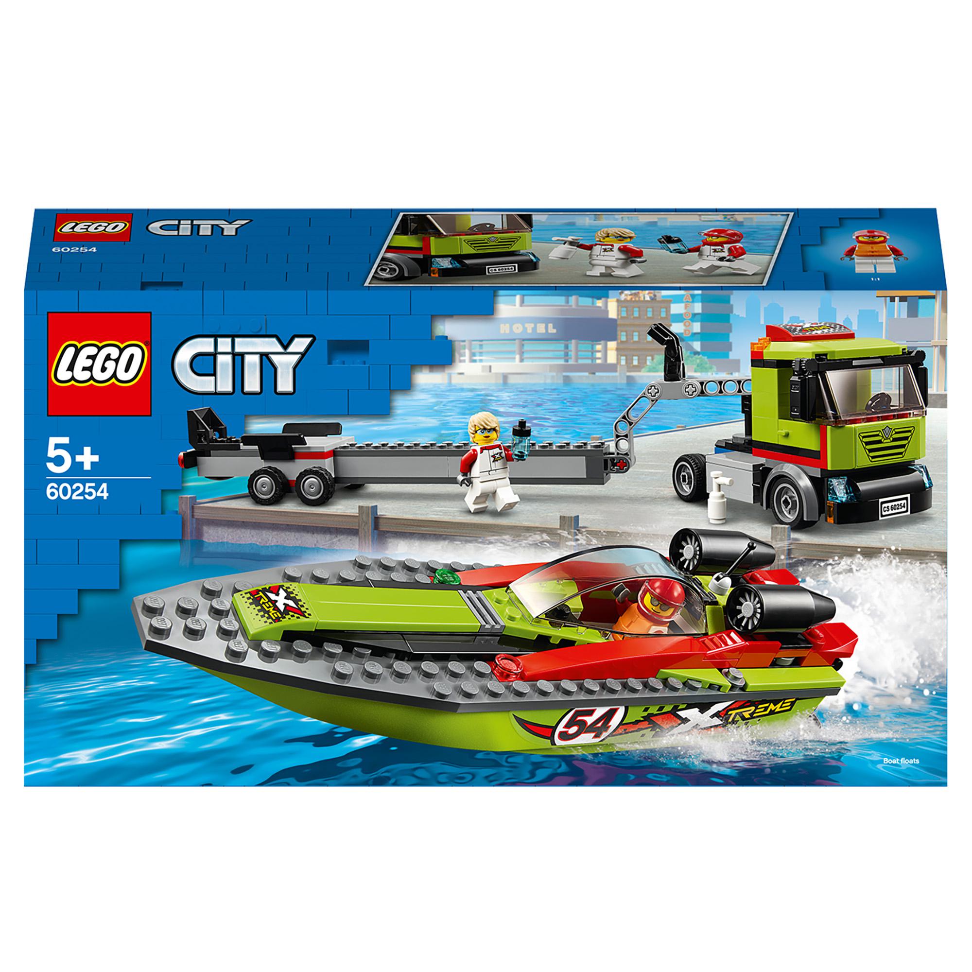 LEGO® City Great Vehicles Race Boat Transporter 60254 Default Title