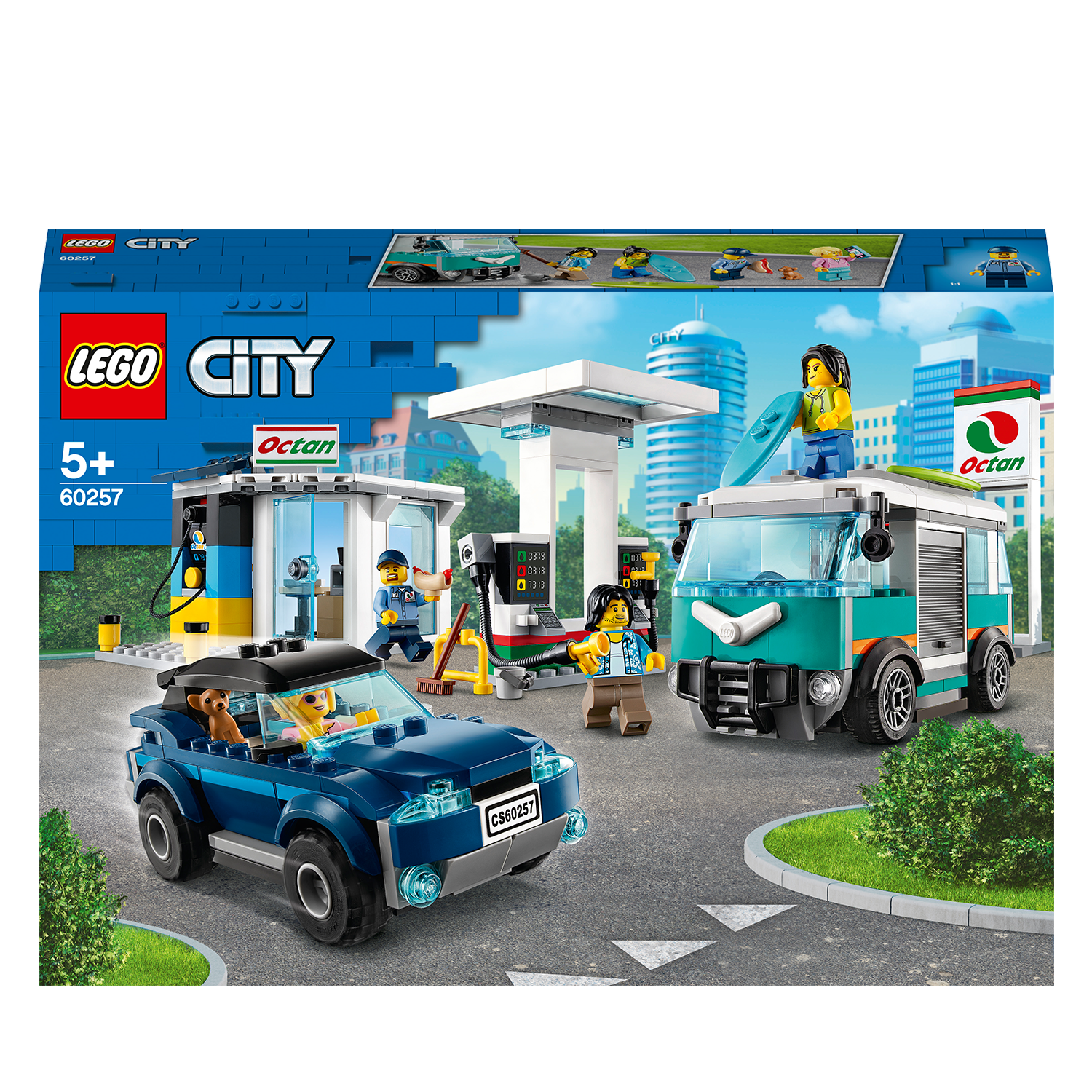 LEGO® City Nitro Wheels Service Station Set 60257 Default Title