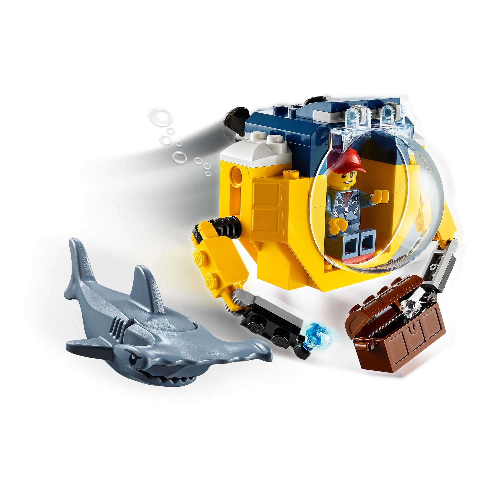 LEGO® City 4+ Ocean Mini-Submarine Sea Set 60263 Default Title