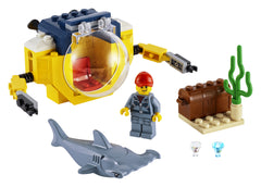 LEGO® City 4+ Ocean Mini-Submarine Sea Set 60263 Default Title