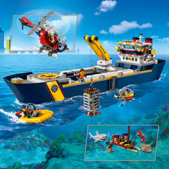 LEGO® City Ocean Exploration Ship Toy Boat 60266 Default Title