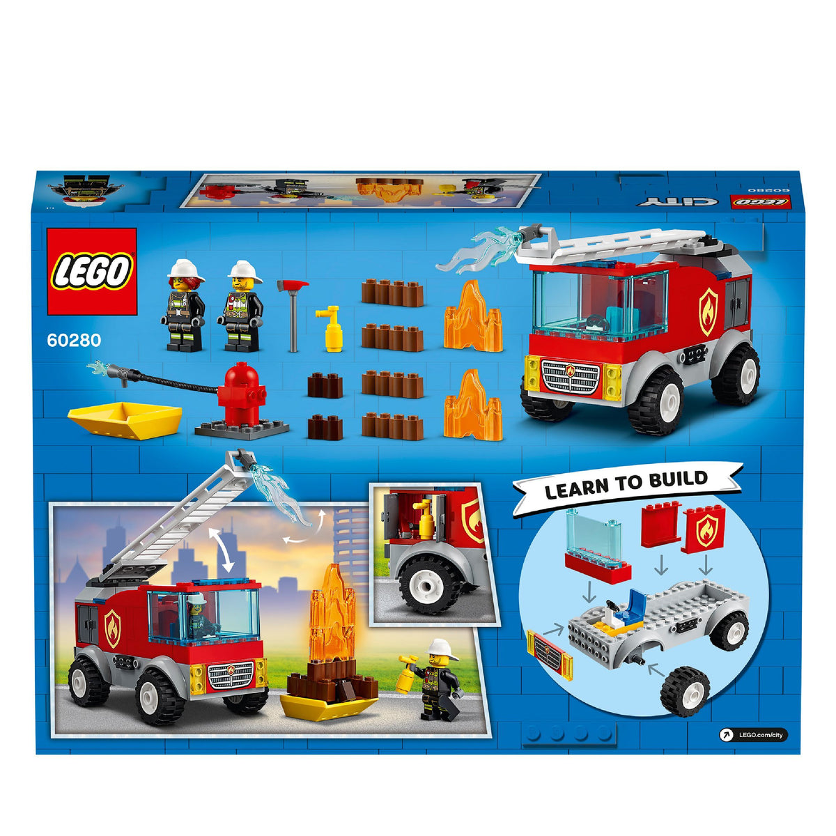 LEGO® City Fire Ladder Truck Toy 60280 Default Title