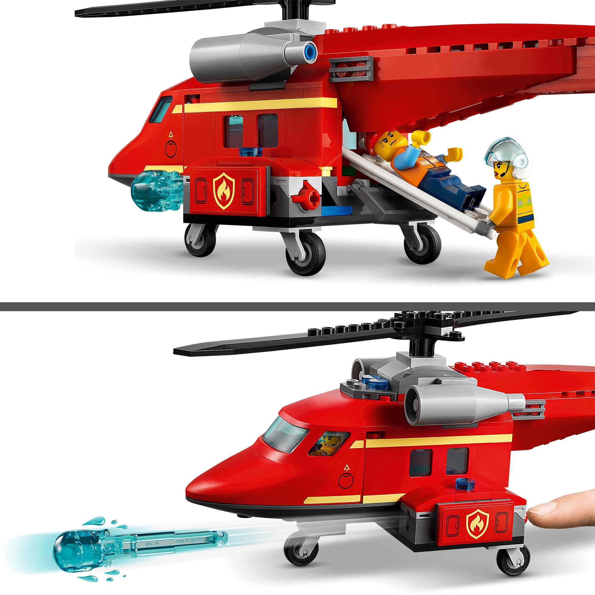 LEGO® City Fire Rescue Helicopter Toy 60281 – CreativeHUT Education