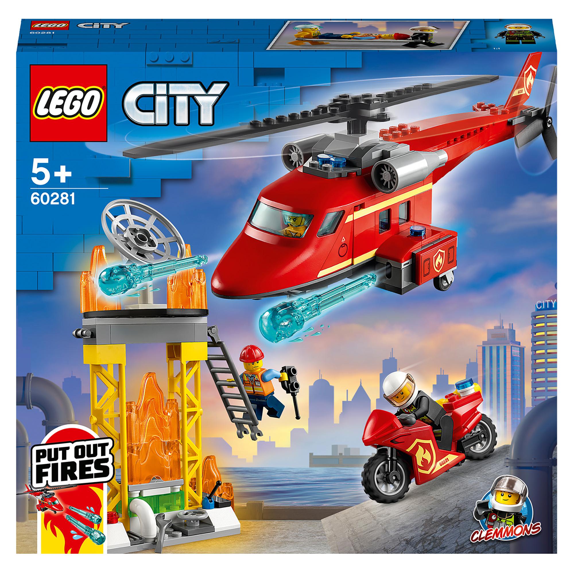 LEGO® City Fire Rescue Helicopter Toy 60281 Default Title