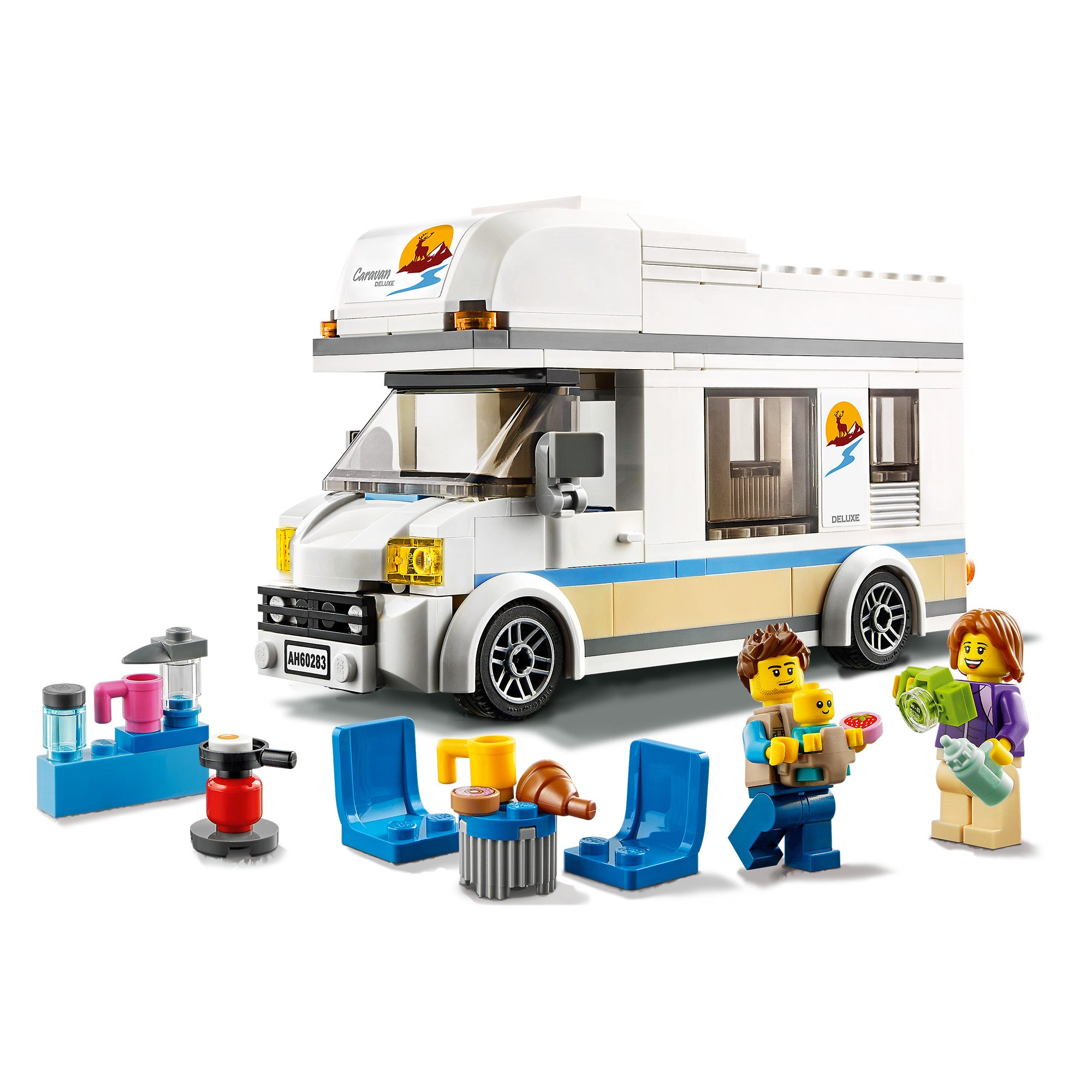 LEGO® City Holiday Camper Van Toy Caravan Car 60283 Default Title