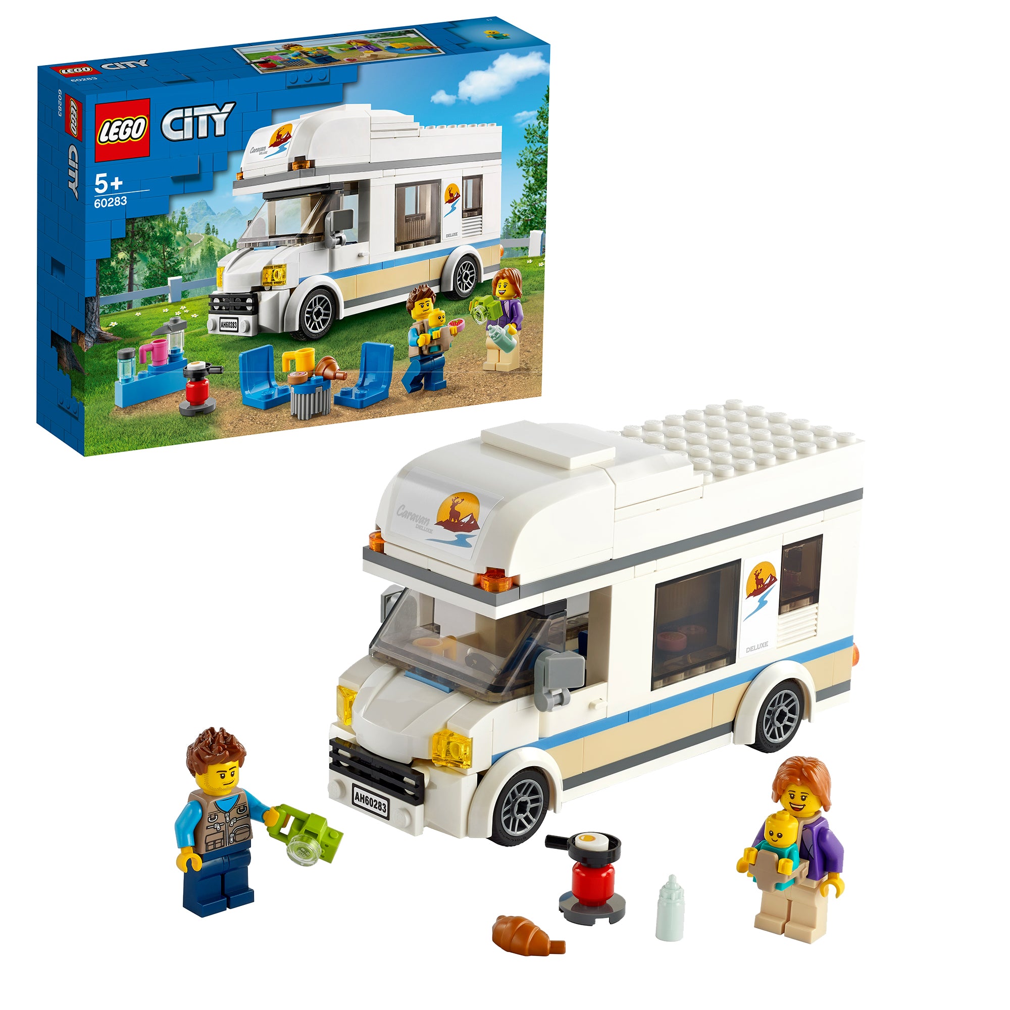 LEGO® City Holiday Camper Van Toy Caravan Car 60283 Default Title
