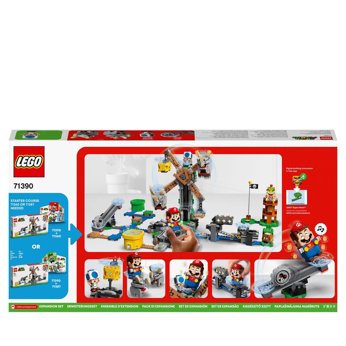 LEGO® Super Mario Reznor Knockdown Expansion Set 71390 Default Title
