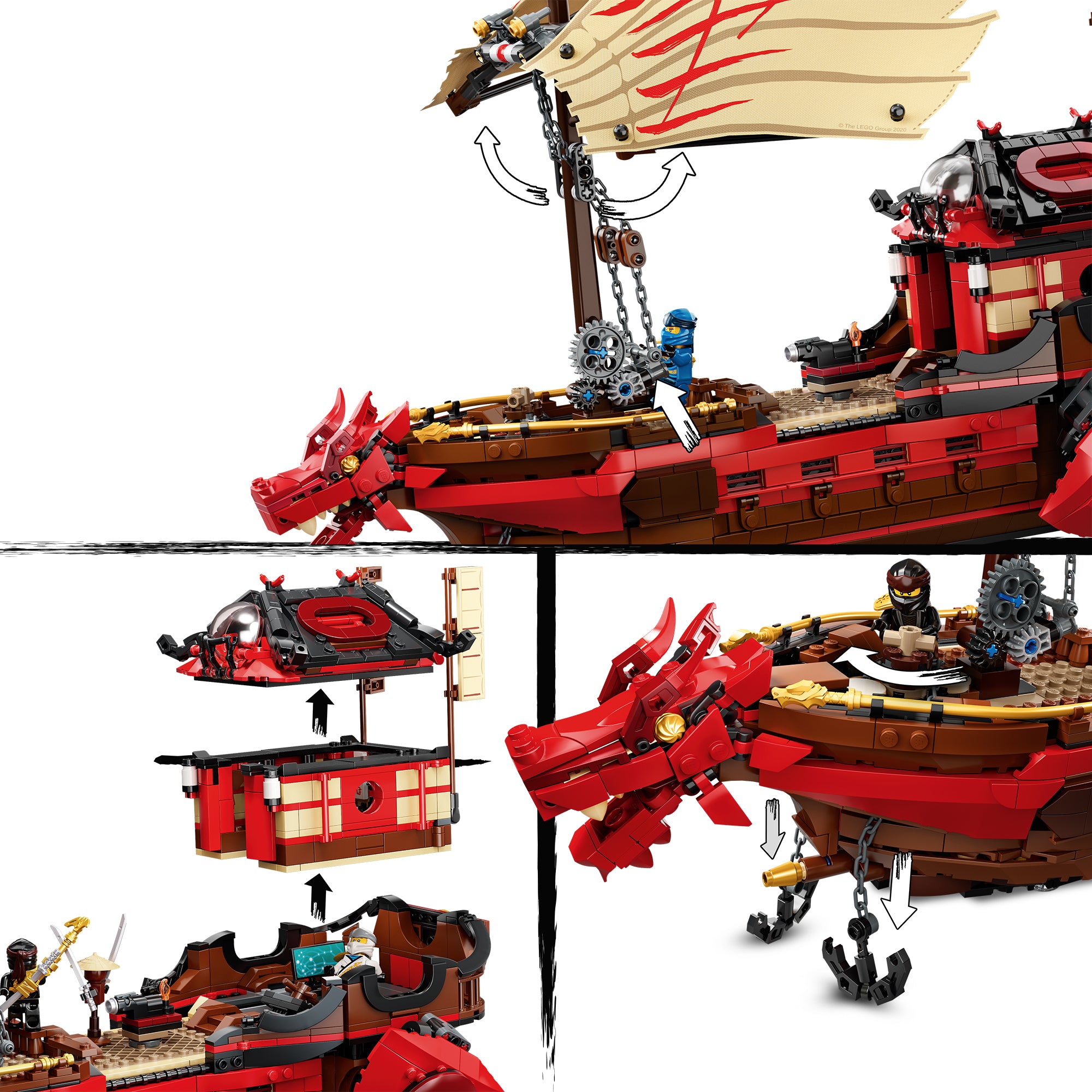 LEGO® NINJAGO Legacy Destiny's Bounty Ship Set 71705 Default Title