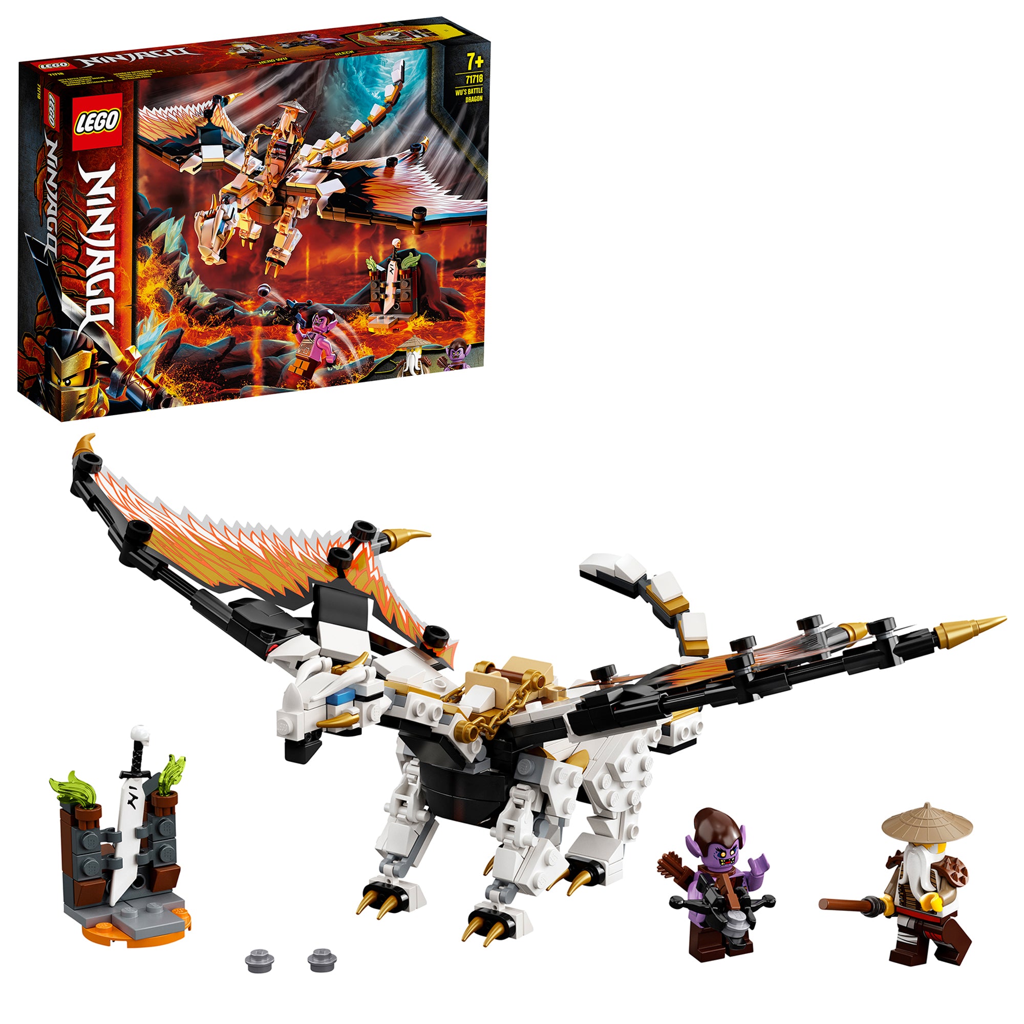 LEGO® NINJAGO Wu's Battle Dragon Toy 71718 Default Title