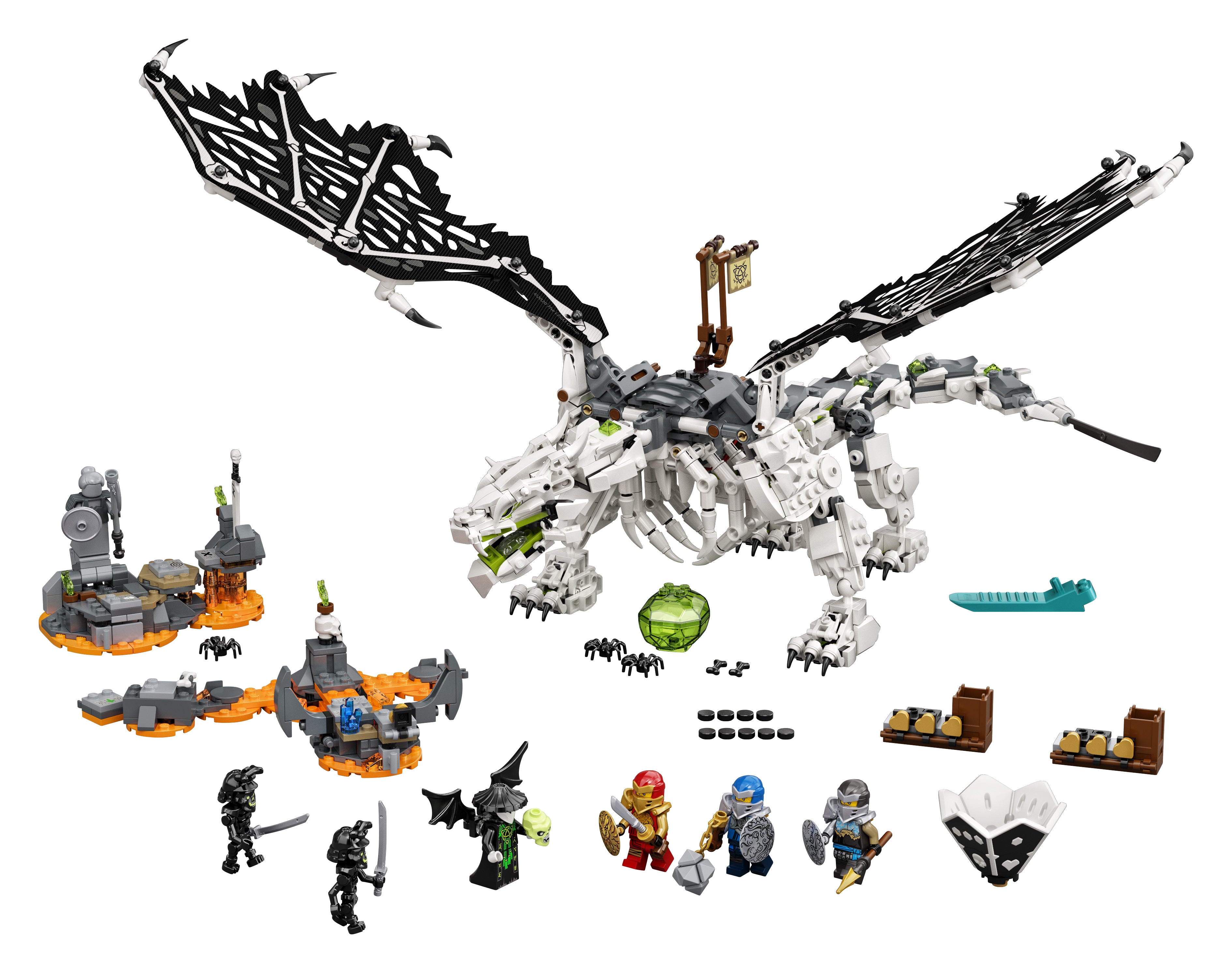 LEGO® NINJAGO Skull Sorcerer's Dragon 2in1 Toy 71721 Default Title