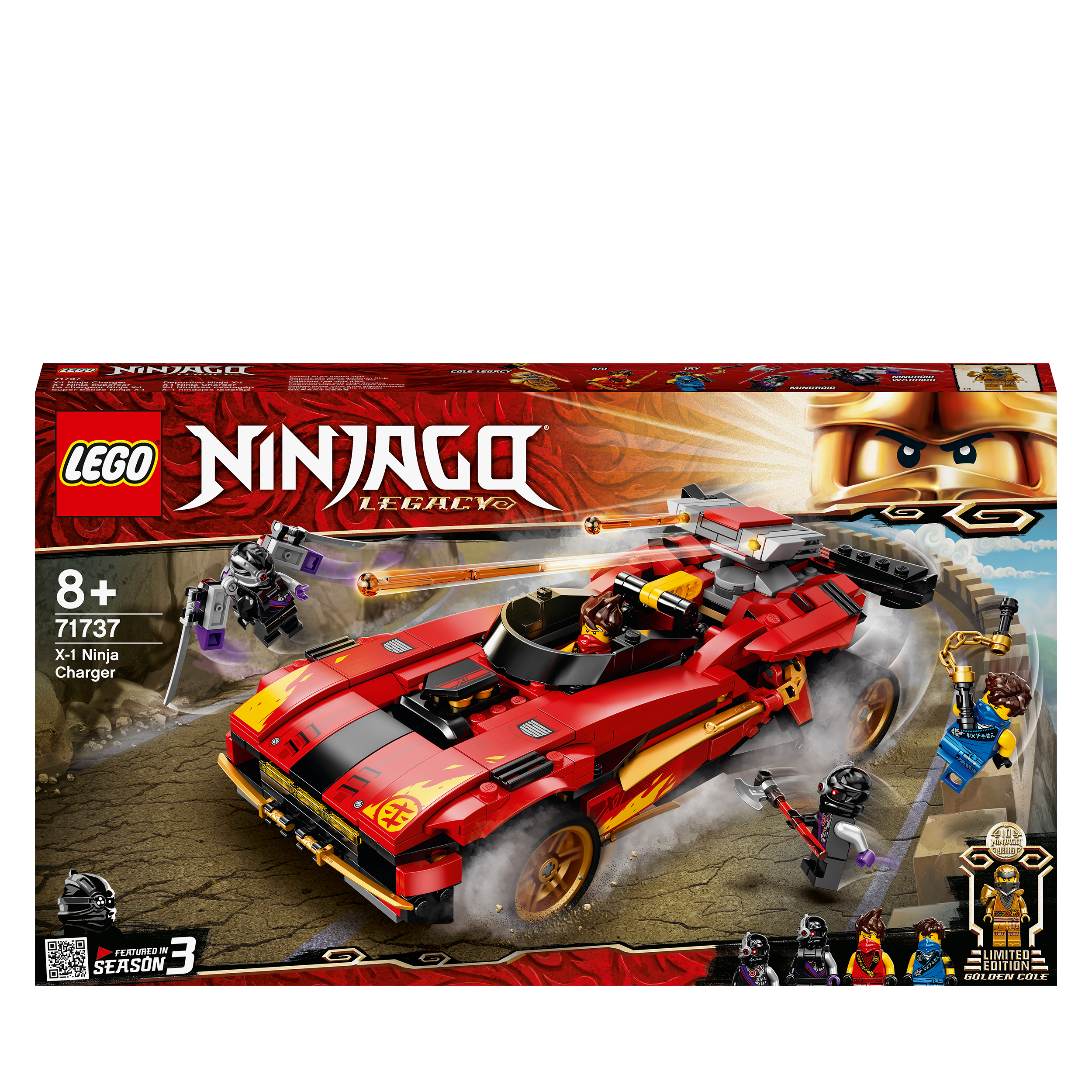 LEGO® NINJAGO Legacy X-1 Ninja Charger Set 71737 Default Title