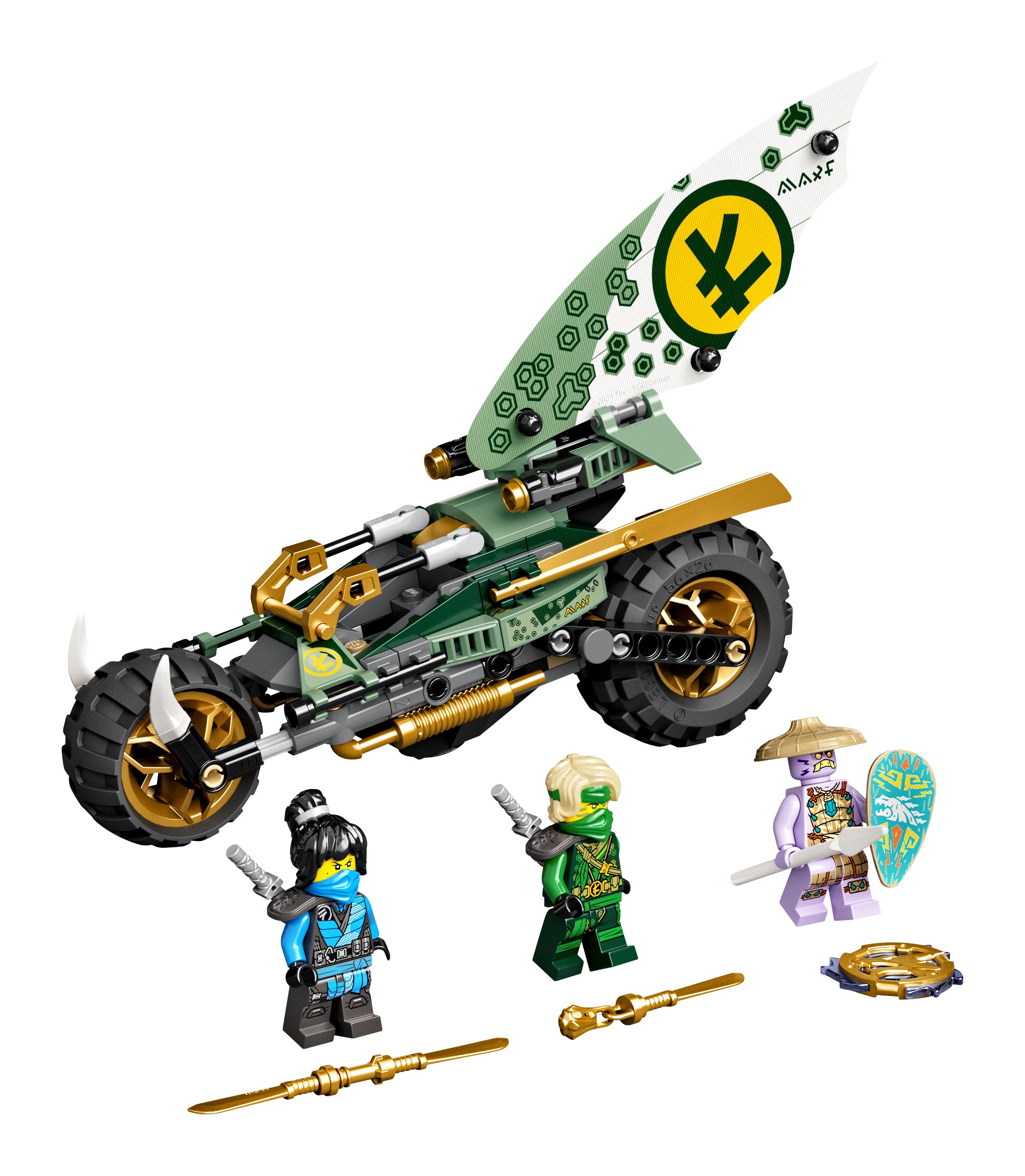 LEGO® NINJAGO Lloyd’s Jungle Chopper Bike Toy 71745 Default Title