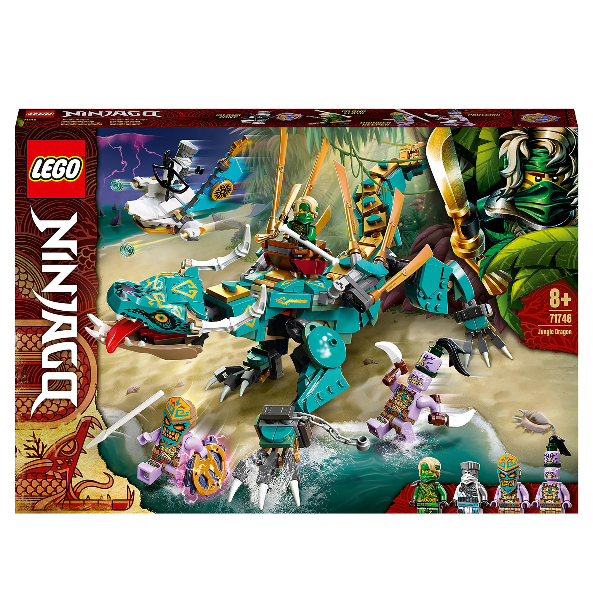 LEGO® NINJAGO Jungle Dragon Toy Figure Set 71746 Default Title