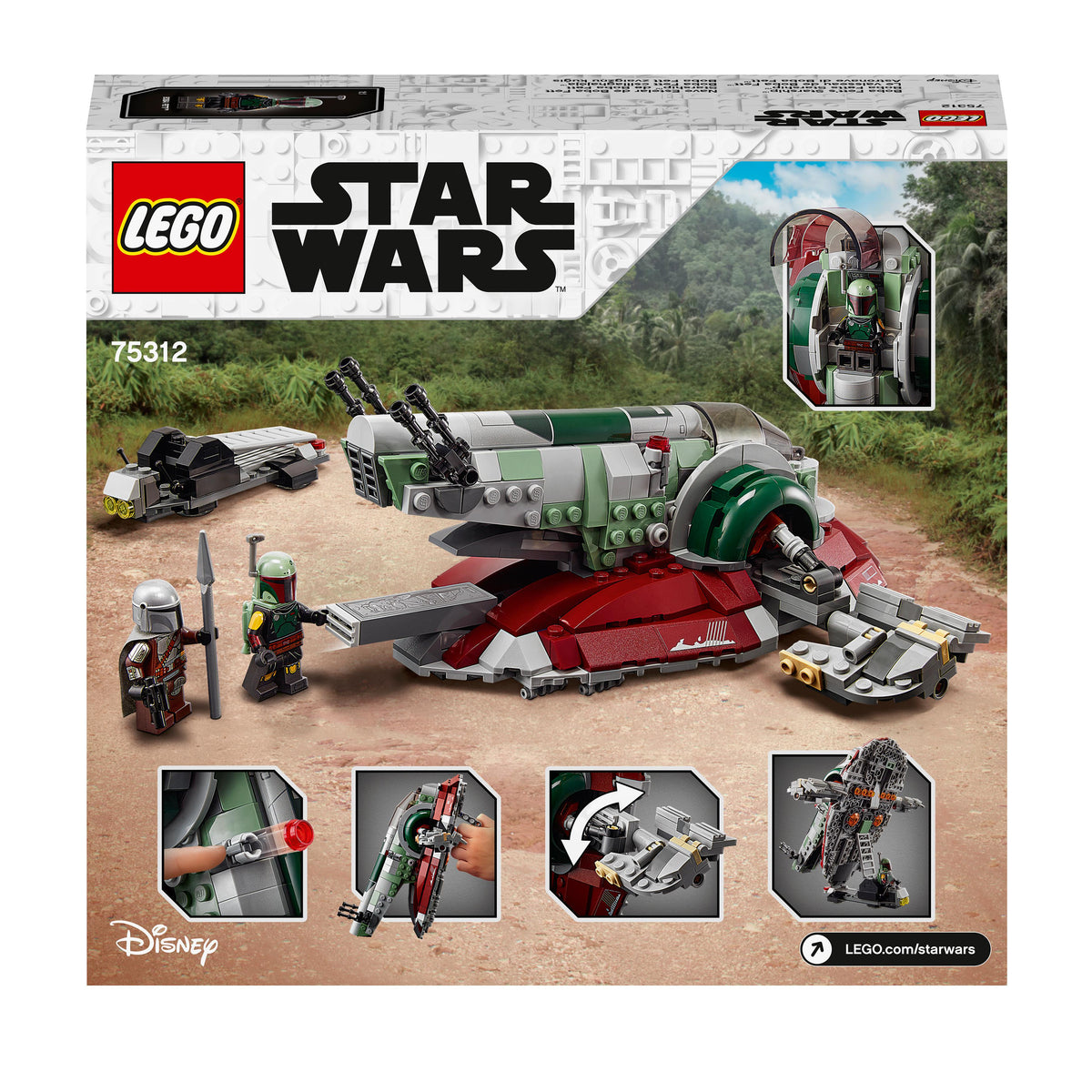LEGO® Star Wars Boba Fett’s Starship Set 75312 Default Title