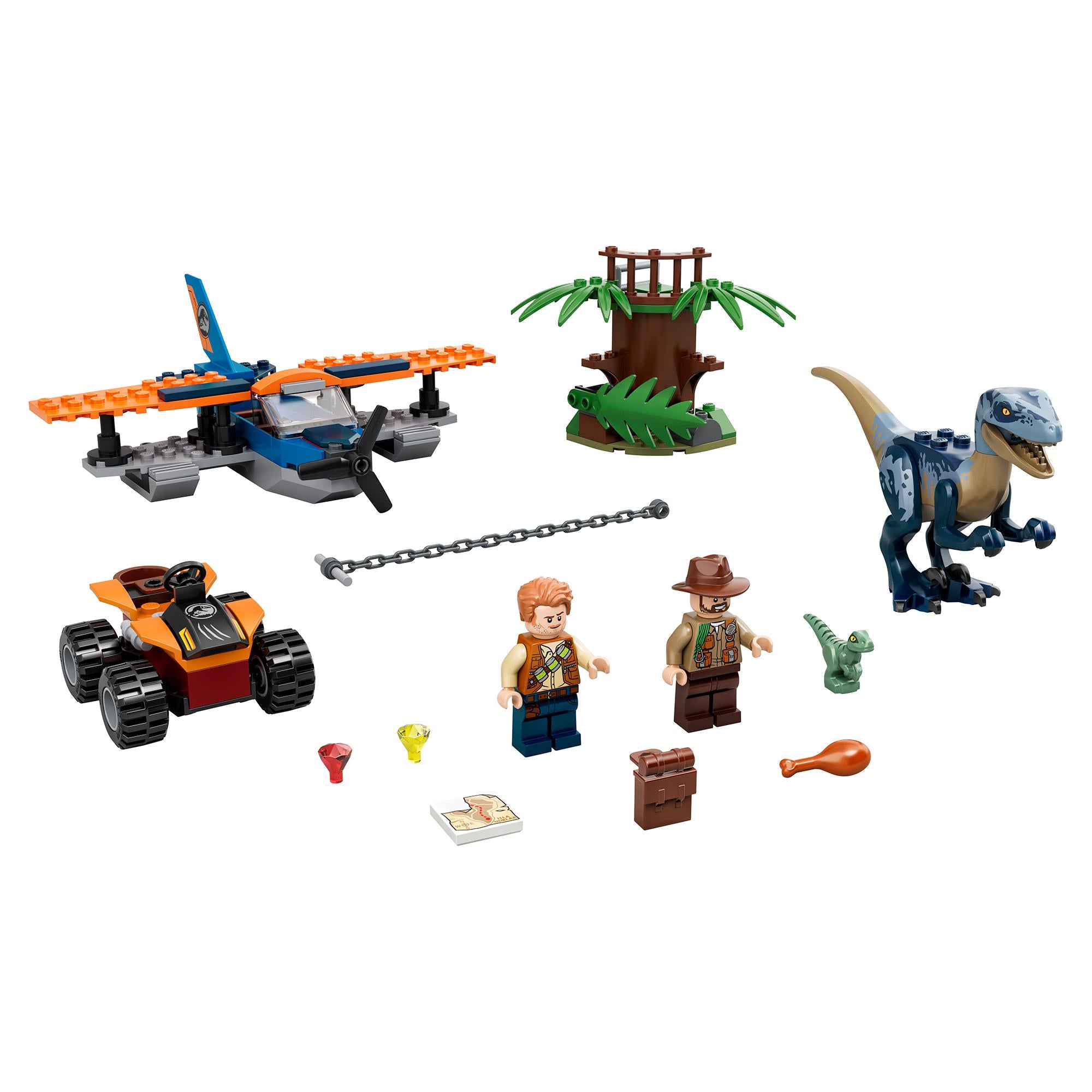 LEGO® Jurassic World Velociraptor Plane Rescue 75942 Default Title