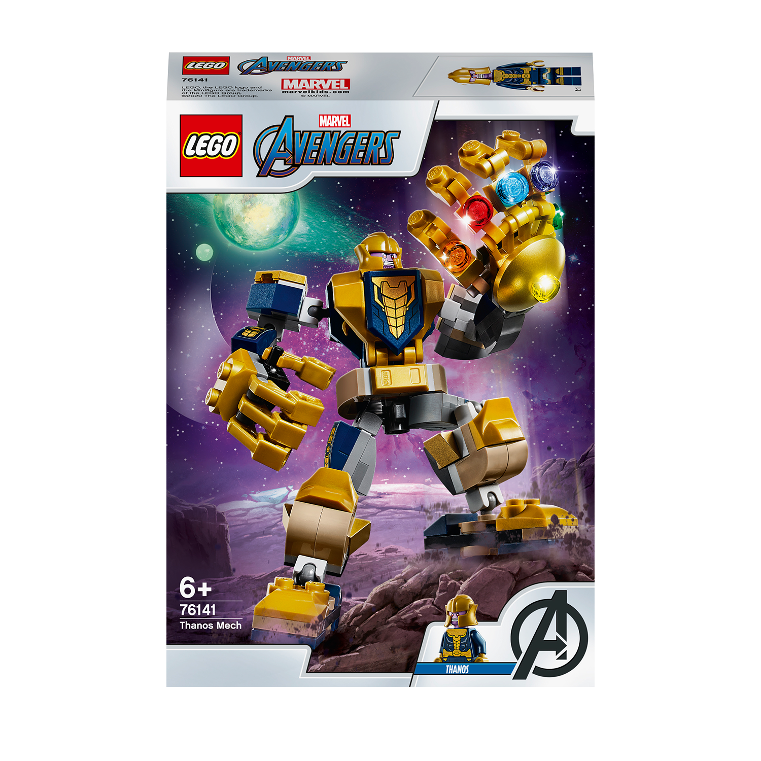 LEGO® Marvel Avengers Thanos Mech Figure Set 76141 Default Title