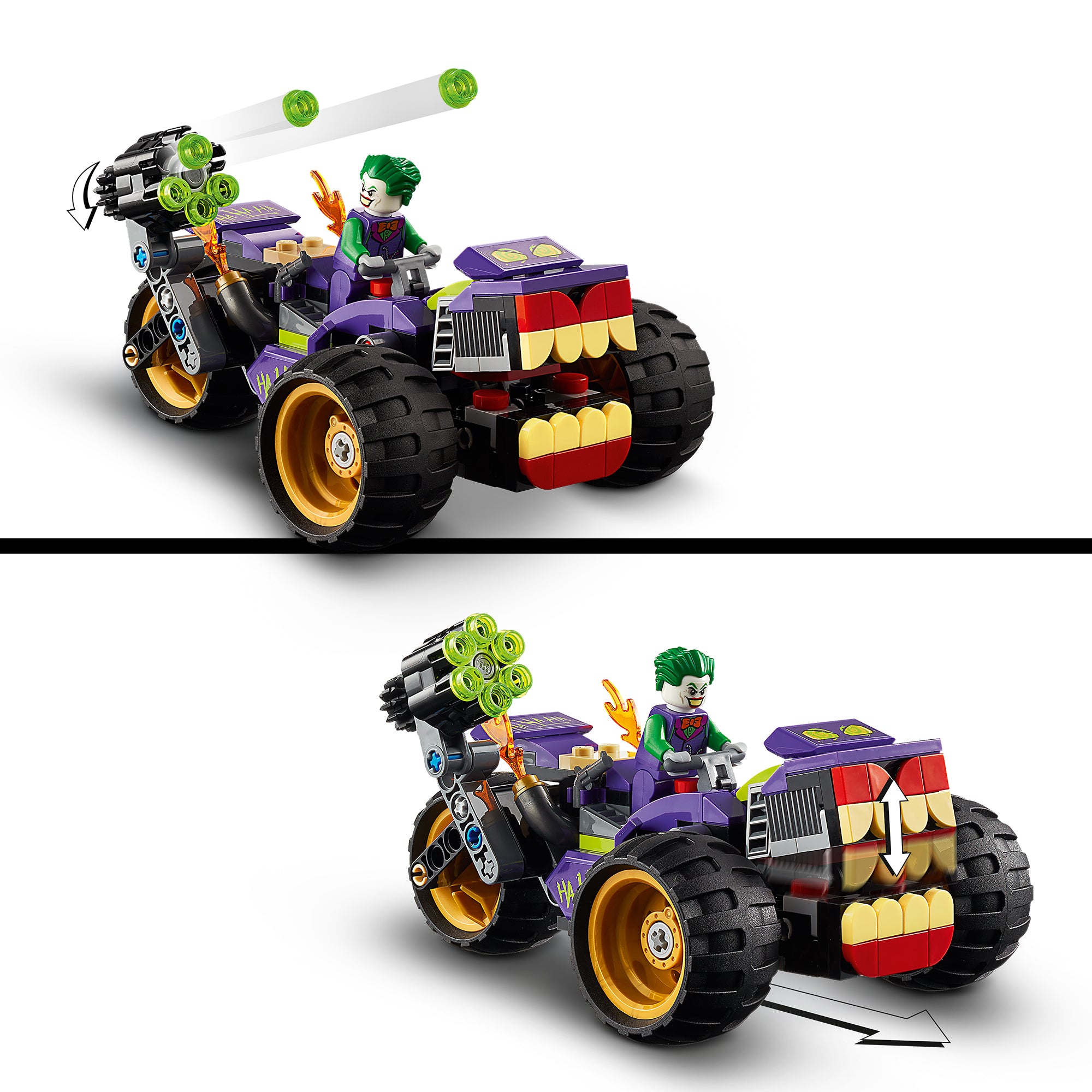 LEGO® DC Batman Joker's Trike Chase Toy 76159 Default Title