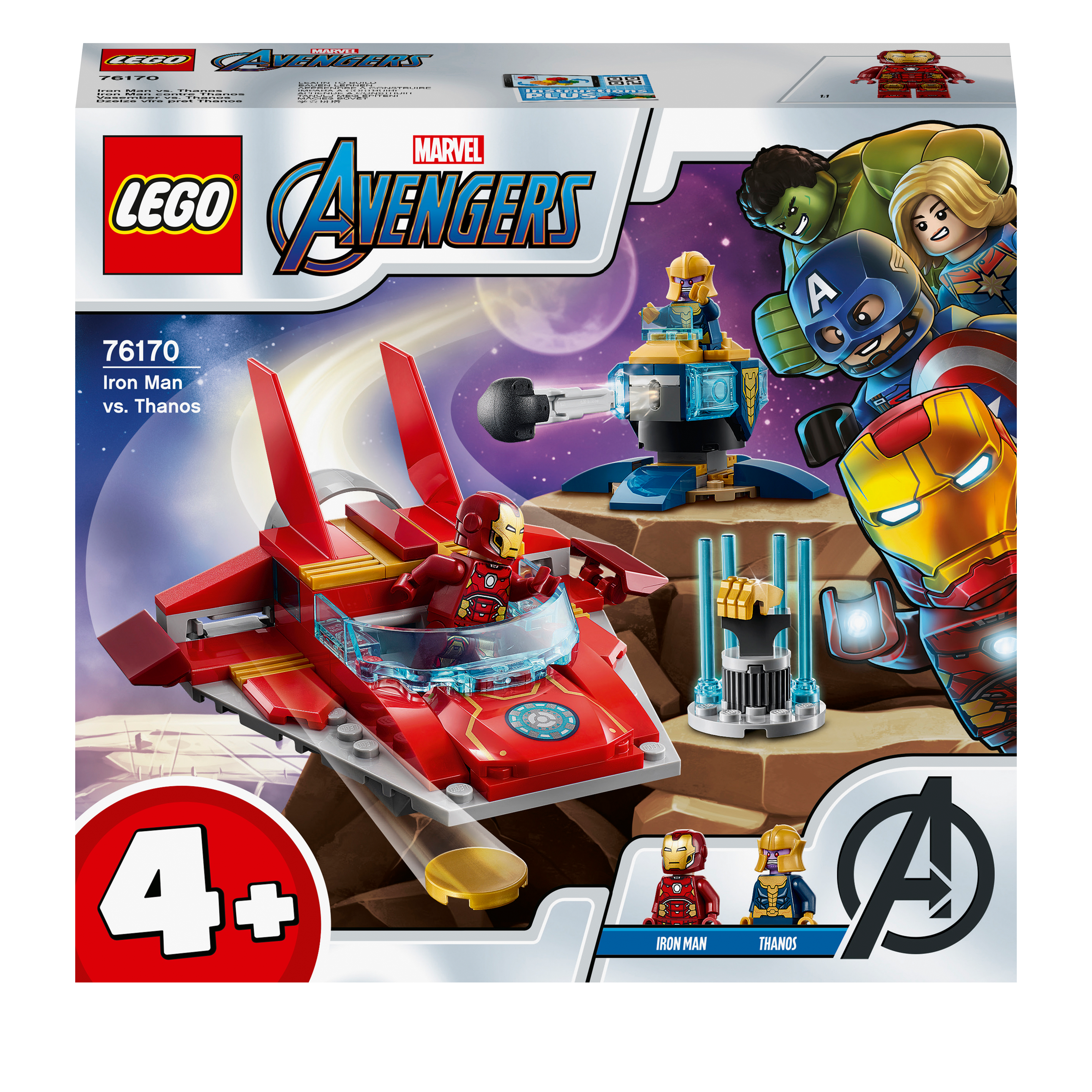 LEGO® Marvel Avengers Iron Man vs. Thanos Toy 76170 Default Title