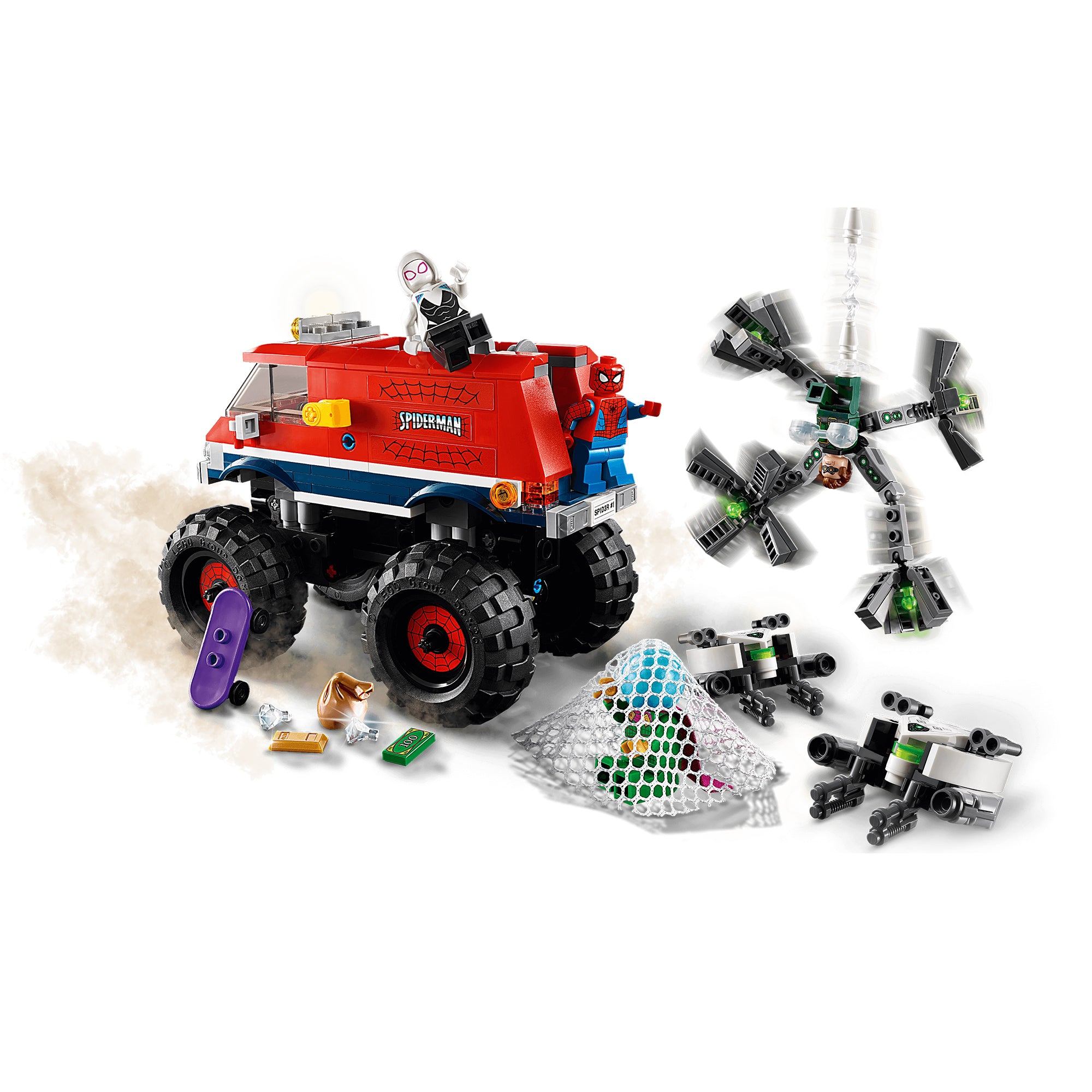 LEGO® Marvel Spider-Man Monster Truck Mysterio Toy 76174 Default Title