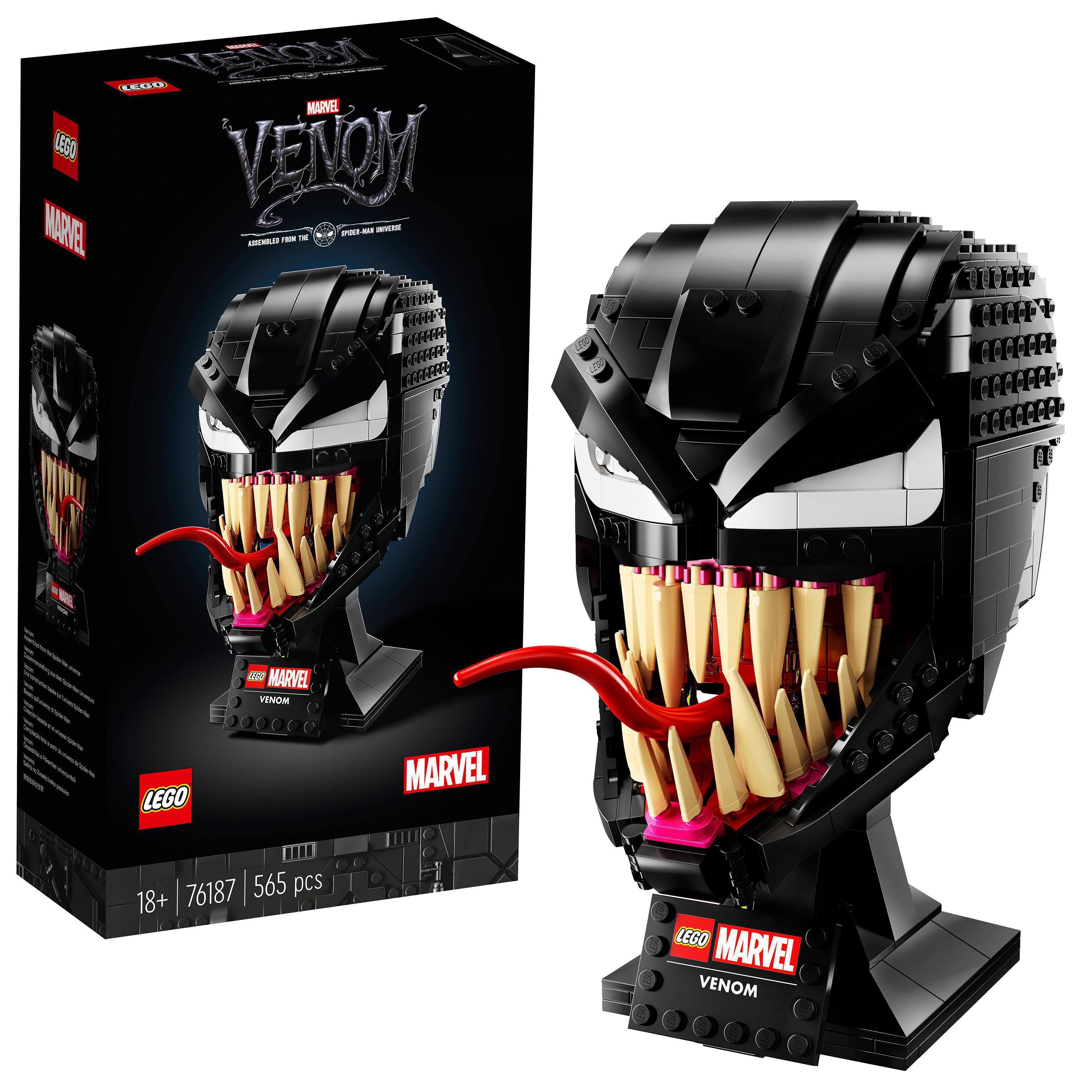 LEGO® Marvel Spider-Man Venom Mask Adult Set 76187 Default Title